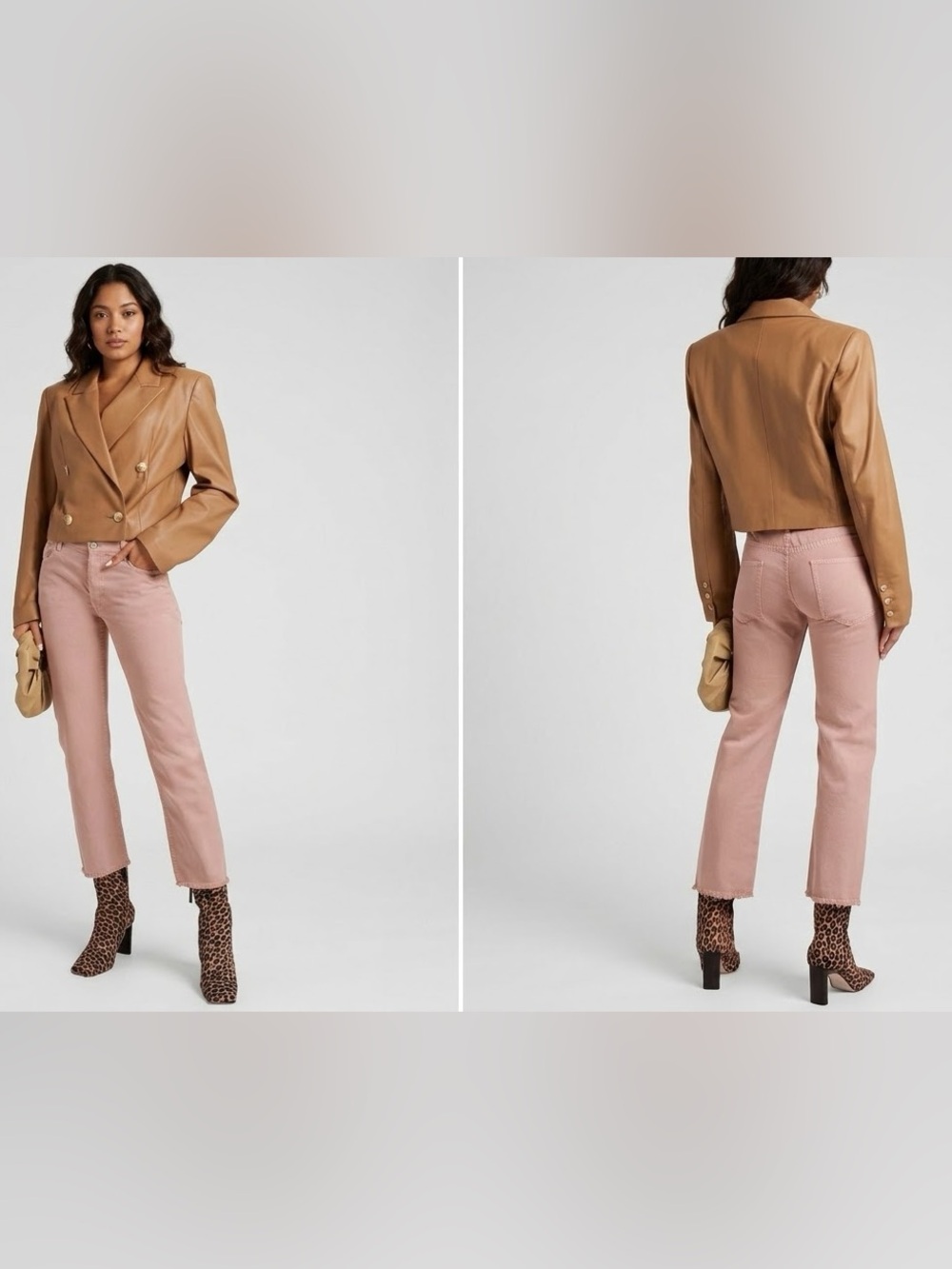NWT Nili Lotan Boyfriend Pant Dusty Pink SZ 0